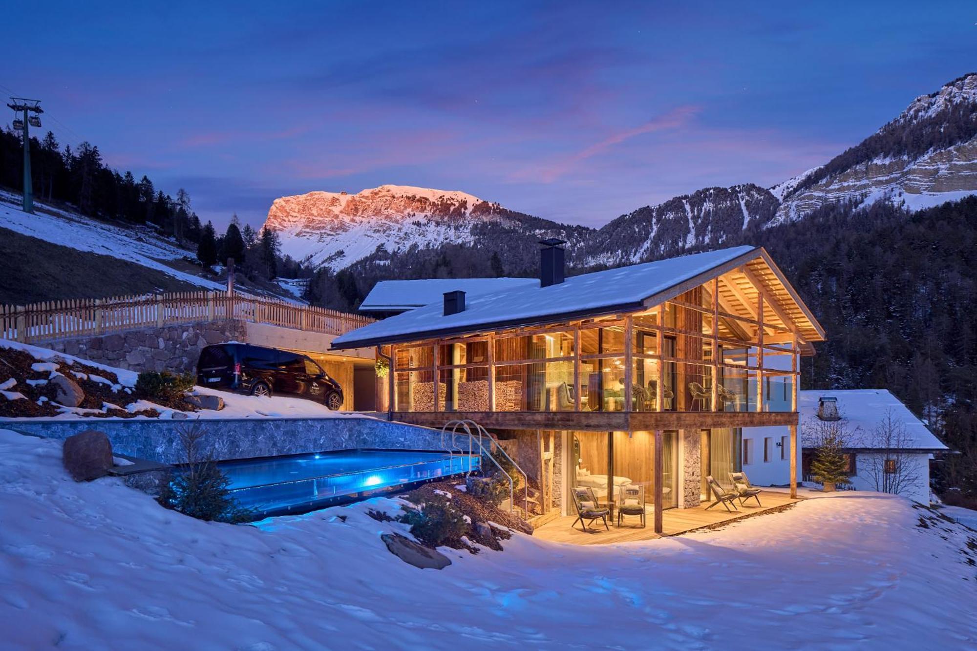 Luxury Chalet Vilaiet St. Ulrich in Gröden Exterior foto